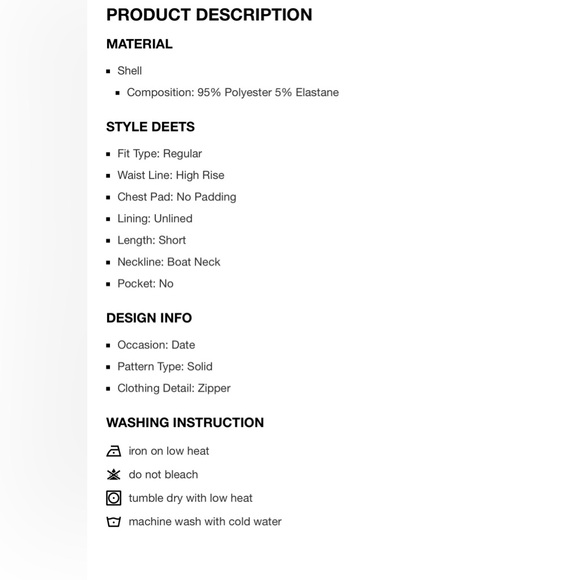 Cider BOAT NECK SOLID MINI DRESS XS AB5-10 - Picture 6 of 8